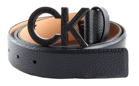 Calvin Klein Logo CK Metal 35MM Belt W100 Black