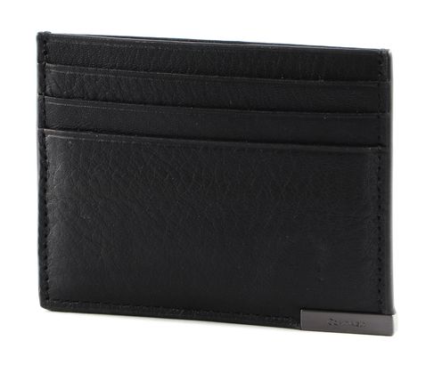 Calvin Klein Modern Plaque Cardholder 6CC CK Black