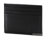 Calvin Klein Modern Plaque Cardholder 6CC CK Black Calvin Klein Modern Plaque Cardholder 6CC CK Black