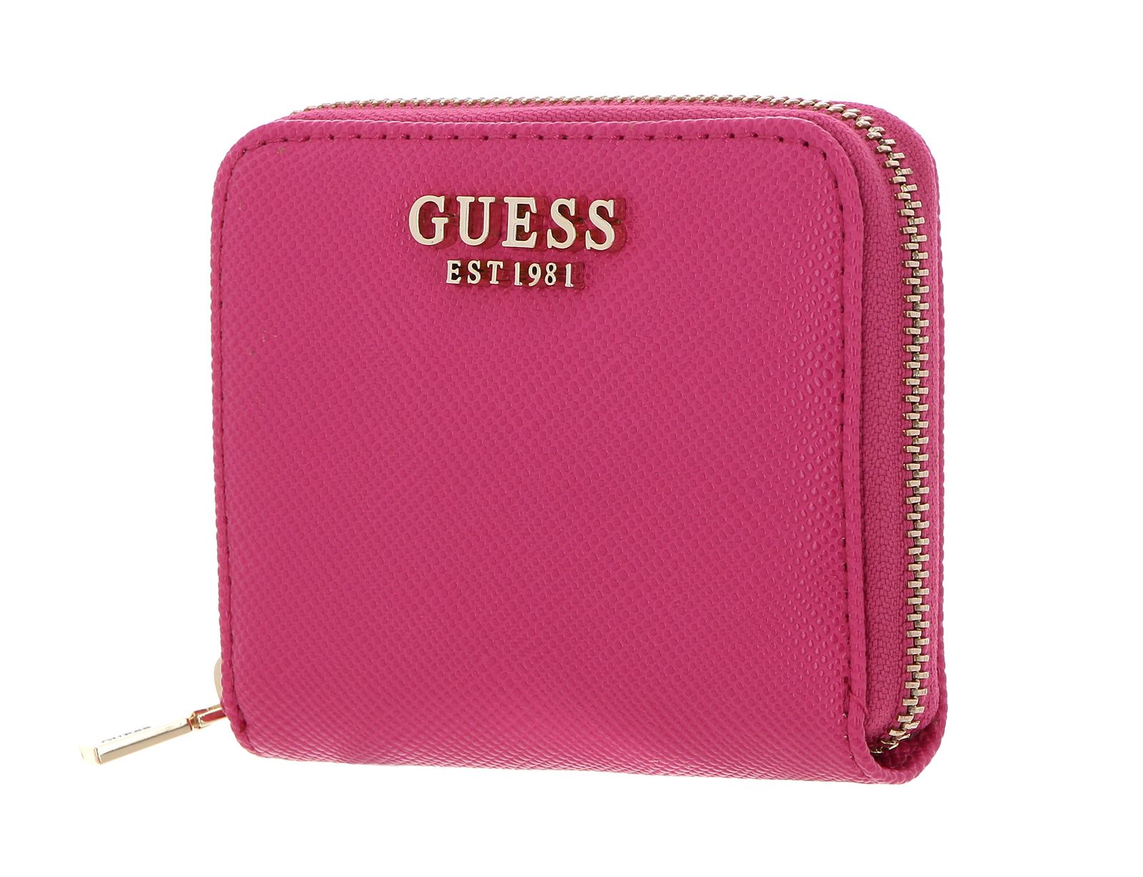 GUESS Geldbörse Laurel SLG Small Zip Around Wallet Watermelon modeherz