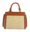 GUESS Katey Mini Satchel Natural / Cognac
