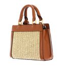 GUESS Katey Mini Satchel Natural / Cognac