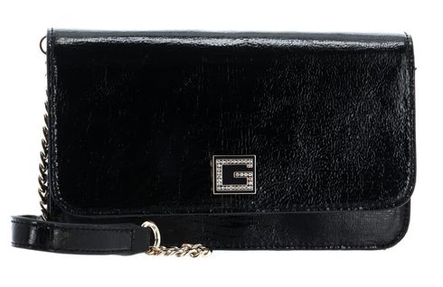 GUESS Golden Rock Mini Flap Xbody Black