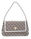 GUESS Desideria Flap Shoulder Bag Beige Logo GUESS Desideria Flap Shoulder Bag Beige Logo