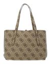GUESS Eco Brenton Tote Latte Logo