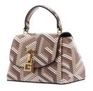 GUESS Montreal Mini Crossbody Flap Taupe Logo