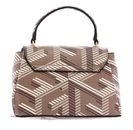 GUESS Montreal Mini Crossbody Flap Taupe Logo