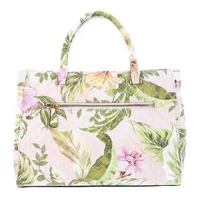 GUESS handbag Nerina Girlfriend Satchel Peach Floral Buy bags