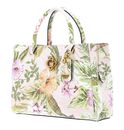 GUESS Nerina Girlfriend Satchel Peach Floral GUESS Nerina Girlfriend Satchel Peach Floral