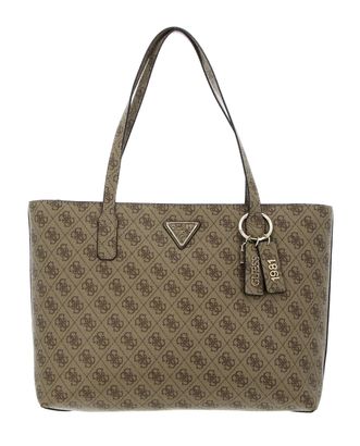 GUESS Eco Elements Tote Latte Logo