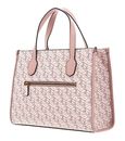 GUESS Silvana Two Compartment Tote Pale Rose Logo
