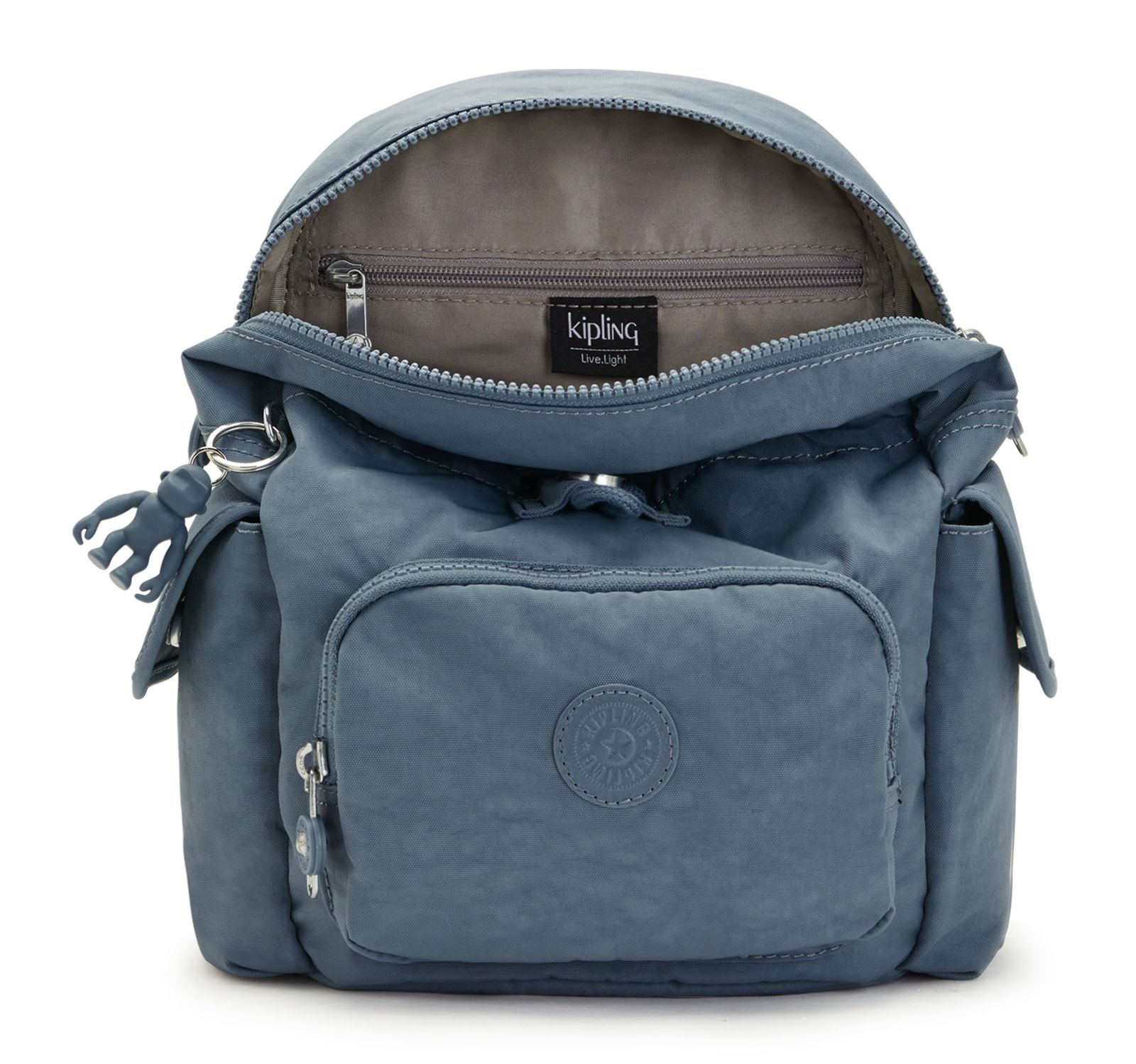 kipling City Pack Mini Backpack XS Brush Blue modeherz