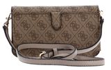 GUESS Noelle Xbody Flap Organizer Latte Logo GUESS Noelle Xbody Flap Organizer Latte Logo