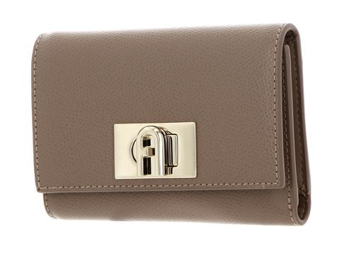 FURLA 1927 Compact Wallet M Greige