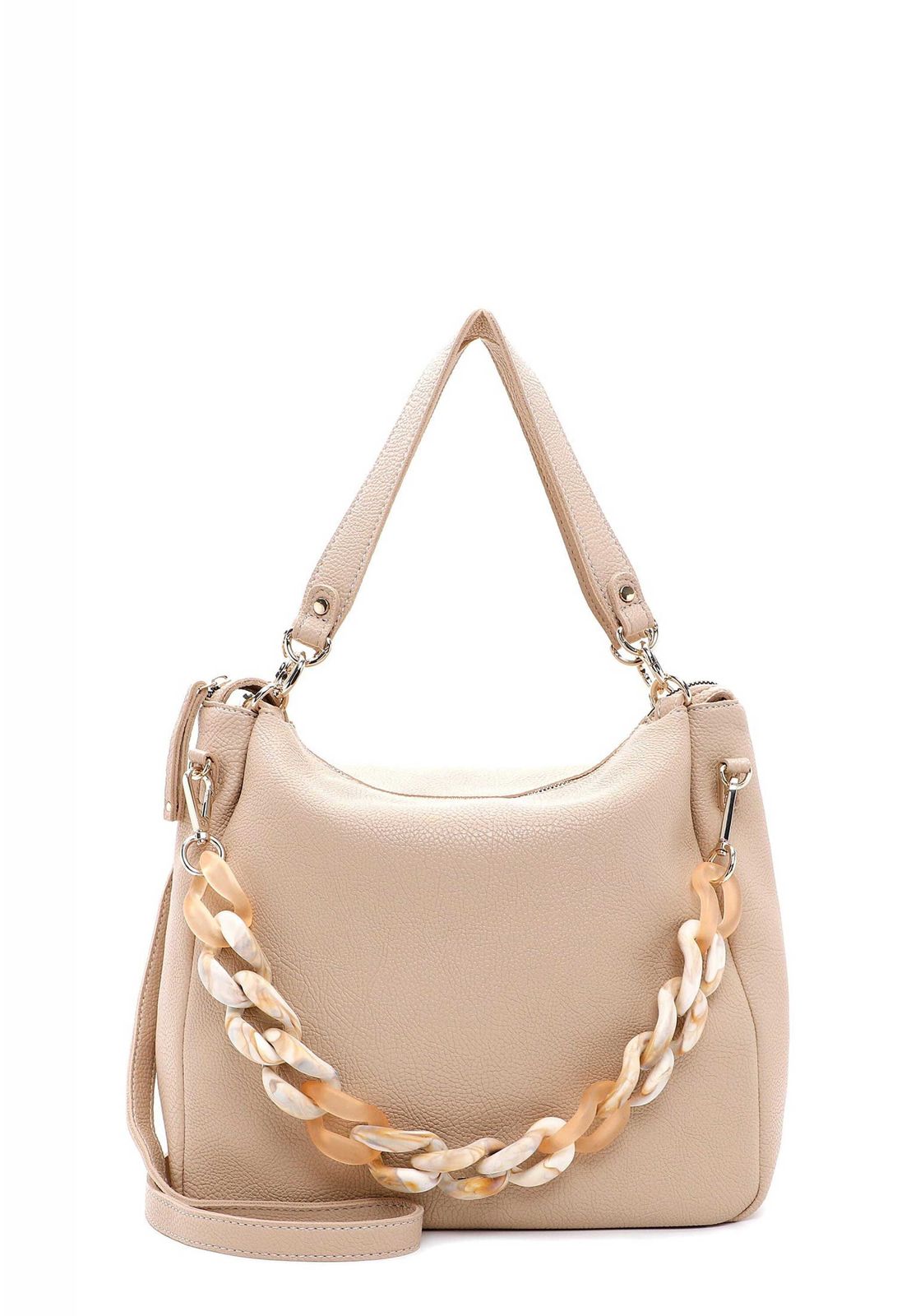 Suri Frey Candy Shoulderbag | Borsa A Tracolla Vegana | Colore Sabbia | Dimensioni 40x30x13 Cm | Con Tracolla E Cordone Rimovibili