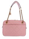 GUESS Abey Top Zip Shoulder Bag Dusty Pink