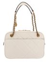 GUESS Abey Top Zip Shoulder Bag Stone