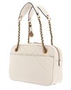 GUESS Abey Top Zip Shoulder Bag Stone