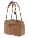 GUESS Abey Top Zip Shoulder Bag Beige GUESS Abey Top Zip Shoulder Bag Beige
