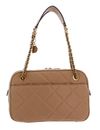 GUESS Abey Top Zip Shoulder Bag Beige GUESS Abey Top Zip Shoulder Bag Beige