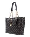 GUESS Tiberia Tote Mocha Logo GUESS Tiberia Tote Mocha Logo