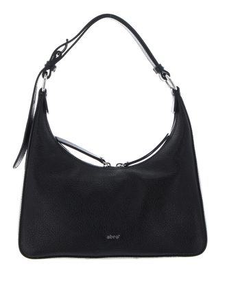 abro Leather Ariete Shoulderbag Black / Nickel abro Leather Ariete Shoulderbag Black / Nickel