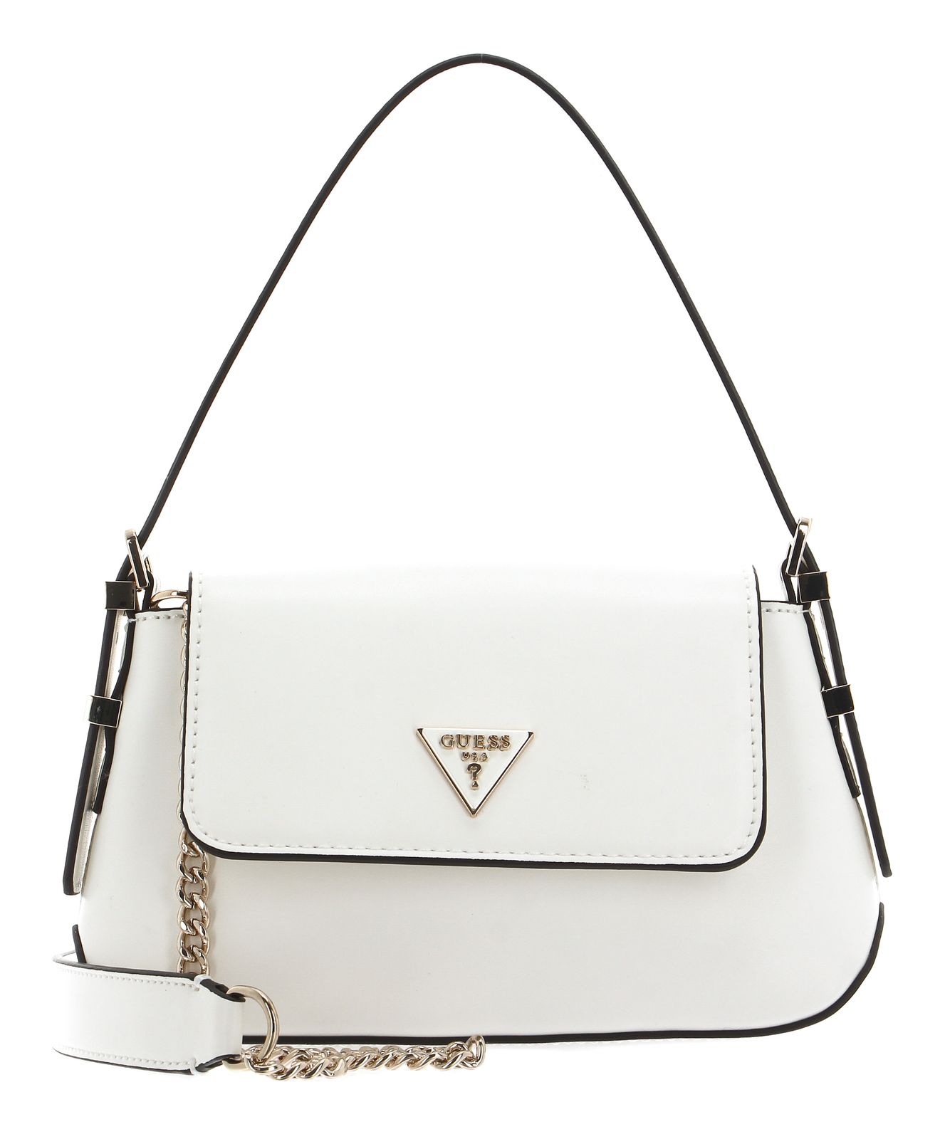 GUESS Desideria Mini Flap Shoulder Bag White | Buy bags, purses ...