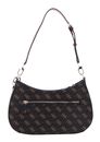 GUESS Noelle Top Zip Shoulder Bag Brown