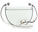 KARL LAGERFELD K / Signature SM Saddle Bag Cream White