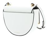 KARL LAGERFELD K / Signature SM Saddle Bag Cream White