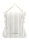 KARL LAGERFELD K / Kushion Knotted Fold Tote Bag Cream White