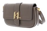 KARL LAGERFELD K / Saddle Shoulder Bag Dark Taupe