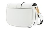 KARL LAGERFELD K / Saddle Shoulder Bag Cream White