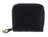KARL LAGERFELD K / Circle Fold Zip Wallet Black