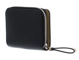 KARL LAGERFELD K / Circle Fold Zip Wallet Black