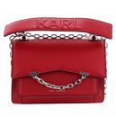 KARL LAGERFELD K / Seven Grainy Shoulder Bag Red