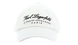 KARL LAGERFELD Hotel Karl Cap Cream White