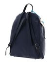 Gabs Anita TG Ruga Stitching Black Backpack M Inchiostro Blu