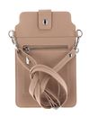 SEIDENFELT MANUFAKTUR Kvelia Cellphone Bag Soft Taupe SEIDENFELT MANUFAKTUR Kvelia Cellphone Bag Soft Taupe