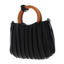 SEIDENFELT MANUFAKTUR Nivala Handbag M Black SEIDENFELT MANUFAKTUR Nivala Handbag M Black