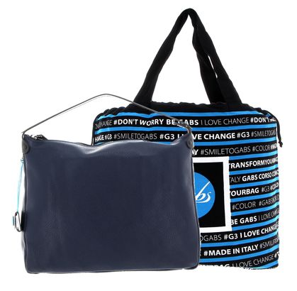 Gabs Calliope TG Ruga Stitching L Inchiostro Blu