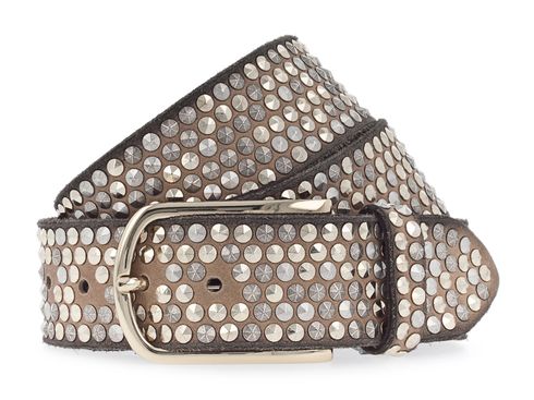b.belt Nietengürtel Zoe Gold W95 Camel b.belt Nietengürtel Zoe Gold W95 Camel