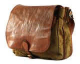 CAMPOMAGGI Shoulder Bag M V.Militare + T / Cognac