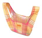 Oilily Toto Folding Tote Penelope Check Warm Olive