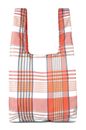 Oilily Toto Folding Tote Penelope Check Blue Haze
