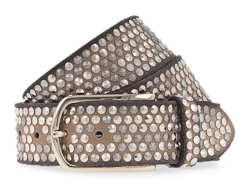 b.belt Nietengürtel Zoe Gold W105 Camel