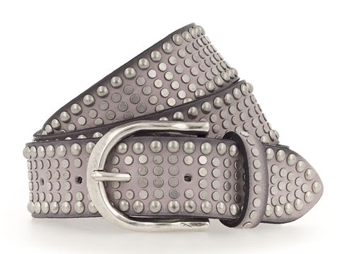 b.belt Riva Colour Leather Belt W75 Old Rose