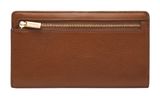 FOSSIL Liza Slim Bifold Wallet Brown FOSSIL Liza Slim Bifold Wallet Brown