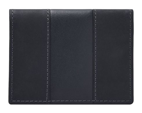 FOSSIL Everett Card Case Bifold Midnight Navy