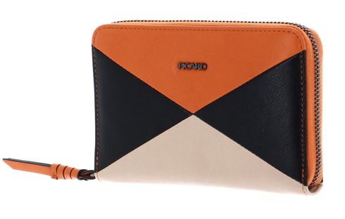 PICARD Harlekin 1 Zip Wallet Papaya - Kom